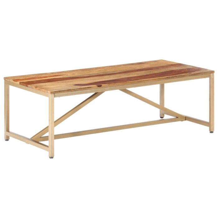 Table basse 120x60x40 cm Bois massif – Image 7