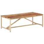 Table basse 120x60x40 cm Bois massif – Image 9