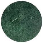 Table basse Vert 60x60x35 cm Pierre véritable et texture marbre – Image 2