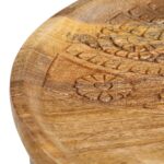 Tables d'appoint rondes 2 pcs Bois de manguier solide et acier – Image 6