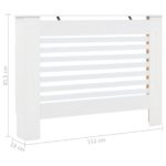 Cache-radiateurs 2 pcs Blanc 112x19x81,5 cm MDF – Image 6