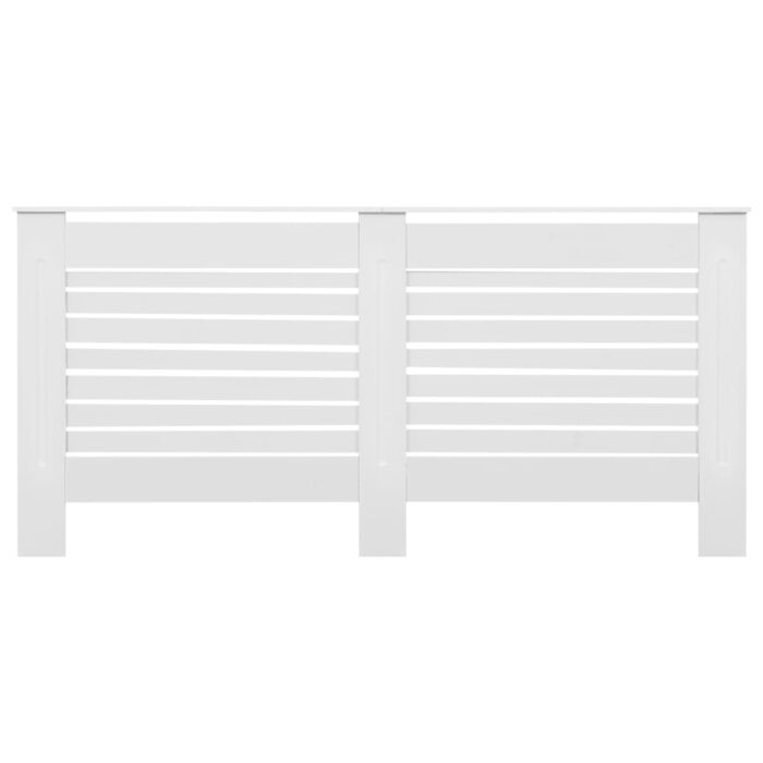 Cache-radiateurs 2 pcs Blanc 172x19x81,5 cm MDF – Image 2