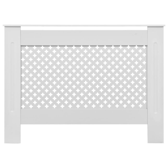 Cache-radiateurs 2 pcs Blanc 112x19x81,5 cm MDF – Image 2