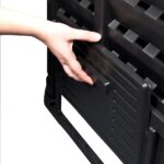 Composteur de jardin Noir 93,3x93,3x80 cm 480 L – Image 4