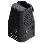 Composteur de jardin Noir 93,3x93,3x146 cm 1000 L – Image 2