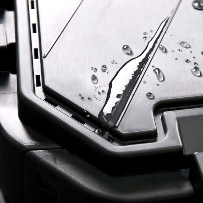 Composteur de jardin Noir 93,3x93,3x146 cm 1000 L – Image 6