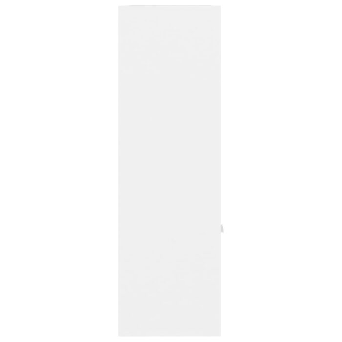 Bibliothèque Blanc 98x30x98 cm Bois d’ingénierie – Image 6