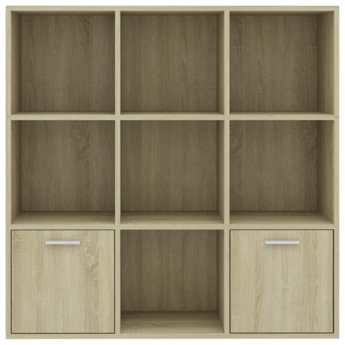 Bibliothèque Chêne sonoma 98x30x98 cm Bois d’ingénierie – Image 5