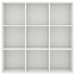 Bibliothèque blanc 98x29x97,5 cm bois d'ingénierie – Image 2