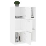 Armoire de rangement Blanc 60x29,5x90 cm Bois d'ingénierie – Image 3