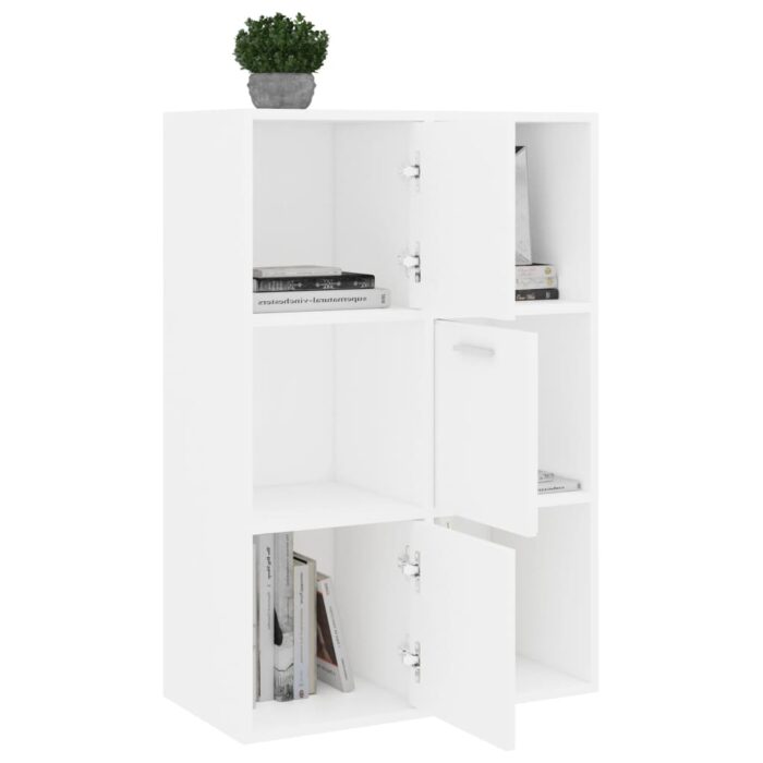 Armoire de rangement Blanc 60x29,5x90 cm Bois d'ingénierie – Image 3