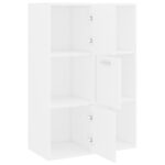 Armoire de rangement Blanc 60x29,5x90 cm Bois d'ingénierie – Image 4