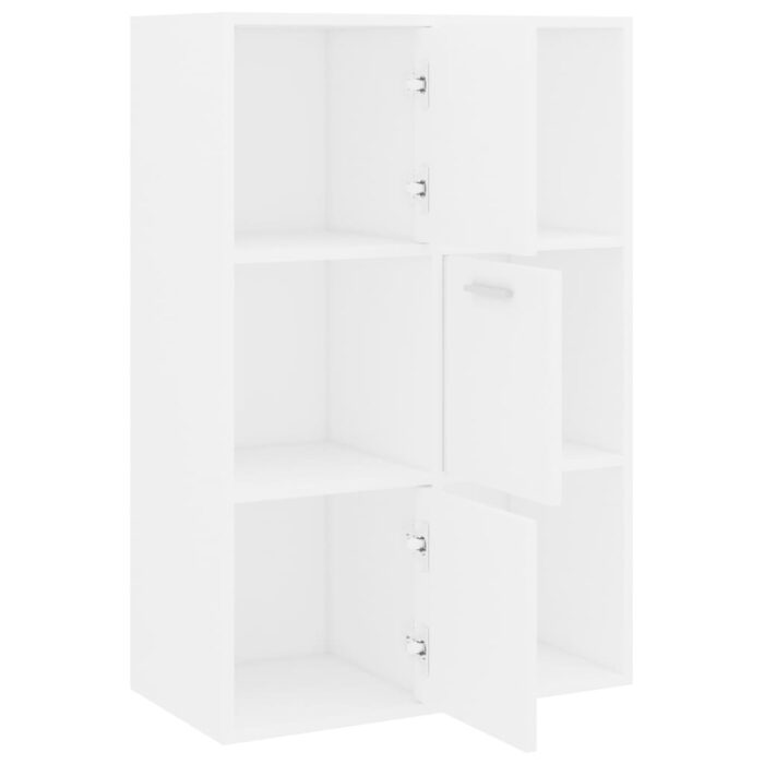 Armoire de rangement Blanc 60x29,5x90 cm Bois d'ingénierie – Image 4