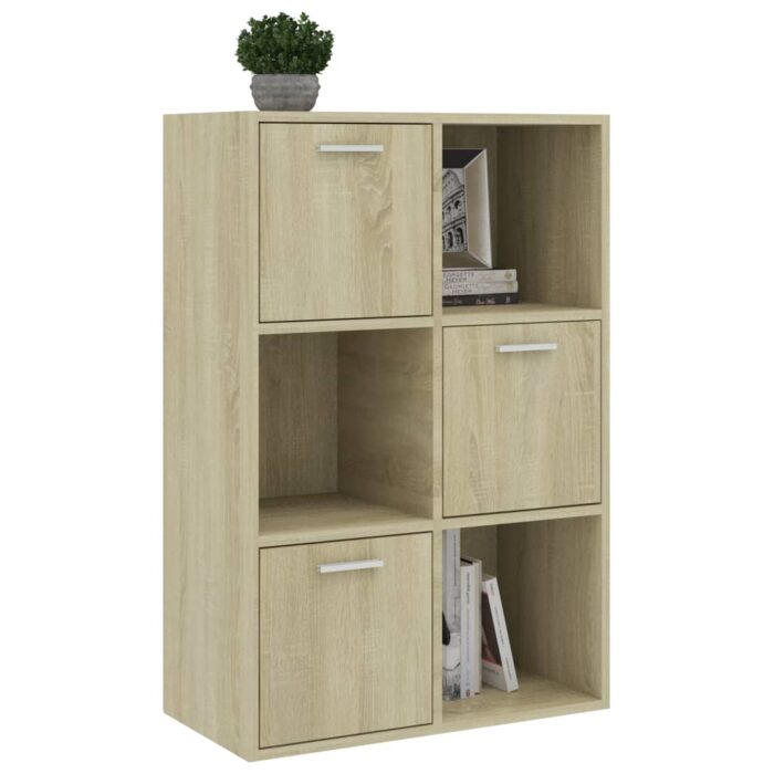 Armoire de rangement Chêne sonoma 60x29,5x90 cm Bois ingénierie – Image 2