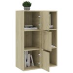 Armoire de rangement Chêne sonoma 60x29,5x90 cm Bois ingénierie – Image 3