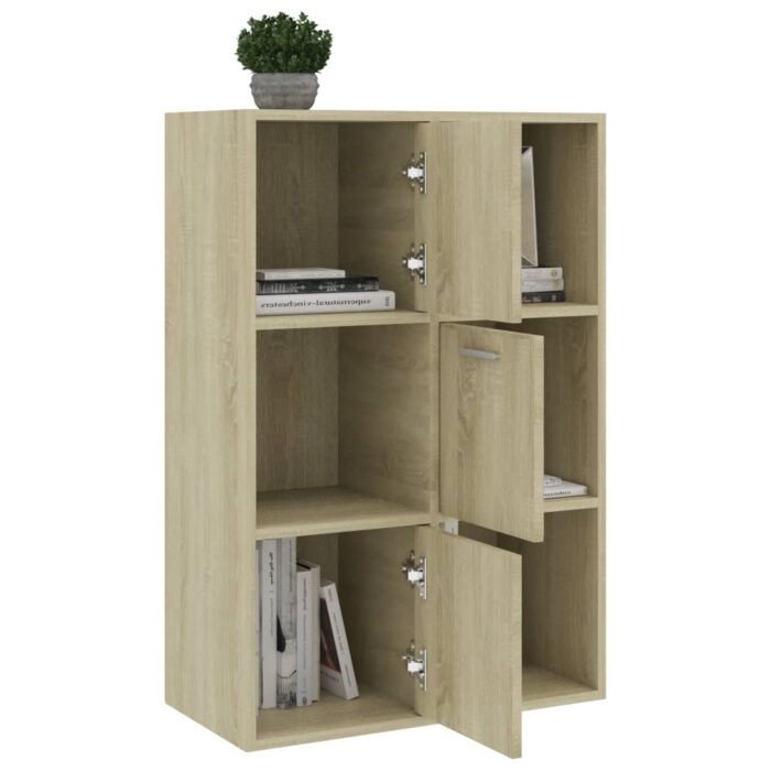 Armoire de rangement Chêne sonoma 60x29,5x90 cm Bois ingénierie – Image 3