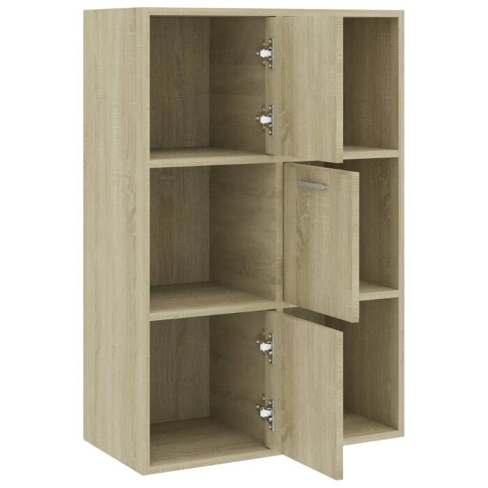 Armoire de rangement Chêne sonoma 60x29,5x90 cm Bois ingénierie – Image 4