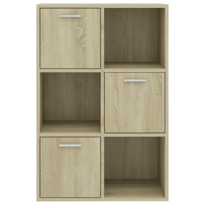 Armoire de rangement Chêne sonoma 60x29,5x90 cm Bois ingénierie – Image 5