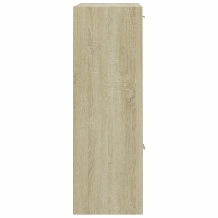 Armoire de rangement Chêne sonoma 60x29,5x90 cm Bois ingénierie – Image 6