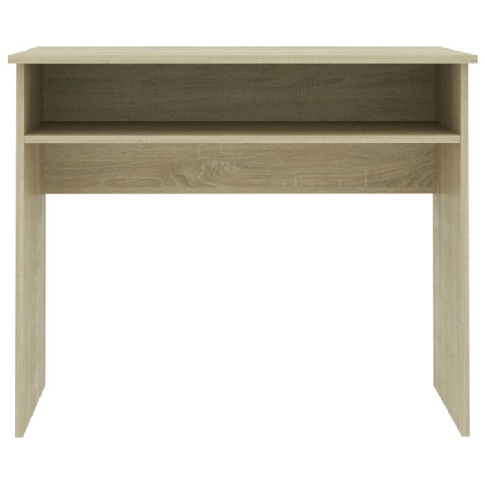 Bureau Chêne sonoma 90x50x74 cm Bois d'ingénierie – Image 2