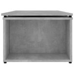 Table basse gris béton 150x50x35 cm bois d'ingénierie – Image 6