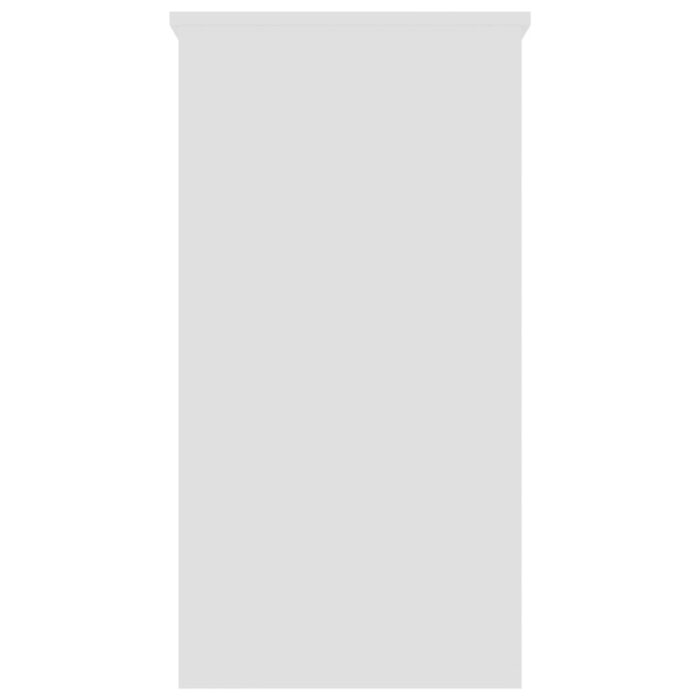 Bureau Blanc 80x40x75 cm Bois d'ingénierie – Image 3