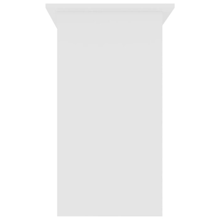 Bureau Blanc 80x45x74 cm Bois d’ingénierie – Image 4