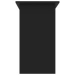 Bureau Noir 80x45x74 cm Bois d’ingénierie – Image 4