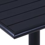 Table de jardin Noir 60x60x75 cm – Image 3