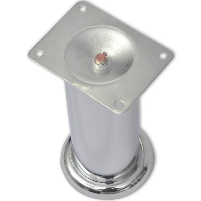 Pieds ronds de canapé 8 pcs Chrome 180 mm – Image 2
