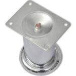 Pieds ronds de canapé 8 pcs Chrome 60 mm – Image 2