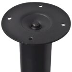 Pieds de table télescopiques 4 pcs Noir 710 mm - 1100 mm – Image 3