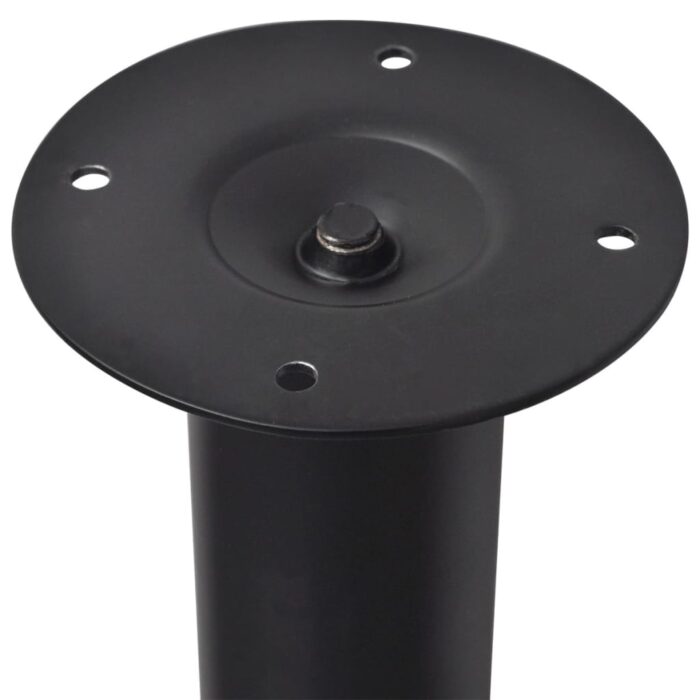 Pieds de table télescopiques 4 pcs Noir 710 mm - 1100 mm – Image 3