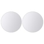 Carreaux de miroir 16 pcs Rond Verre – Image 2