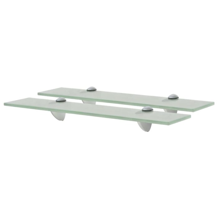 Étagères murales 2 pcs Verre 50 x 10 cm 8 mm – Image 1
