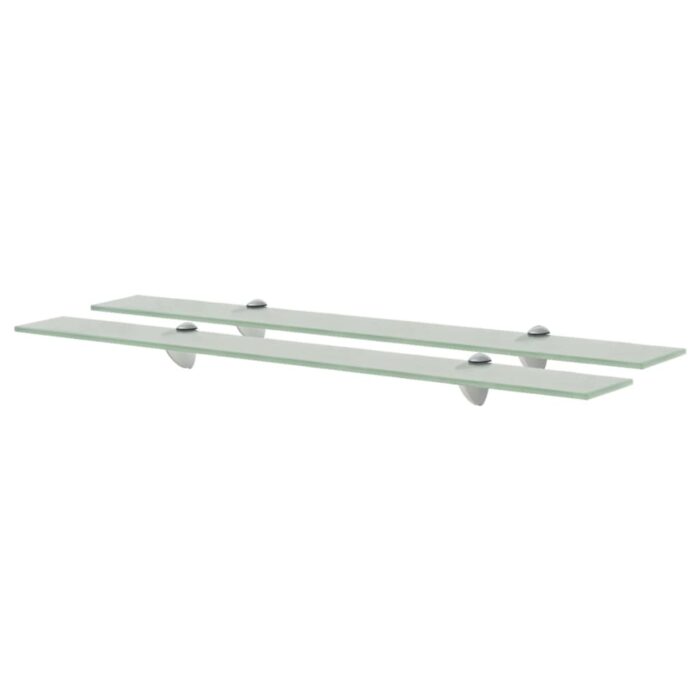 Étagères murales 2 pcs Verre 80 x 20 cm 8 mm – Image 1