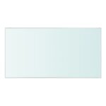 Panneaux d'étagère 2 pcs Verre Transparent 30 x 12 cm – Image 2