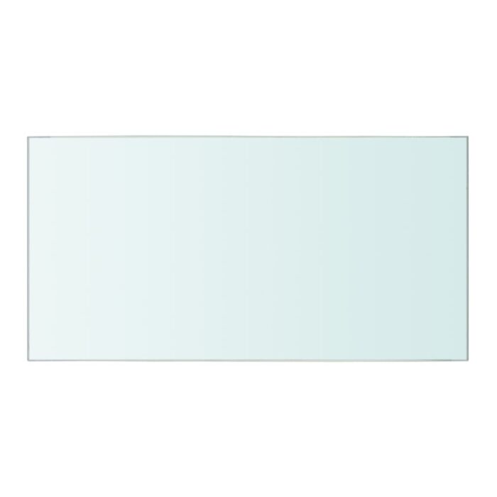 Panneaux d'étagère 2 pcs Verre Transparent 40 x 20 cm – Image 2
