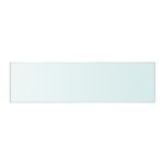 Panneaux d'étagère 2 pcs Verre Transparent 50 x 12 cm – Image 2
