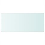 Panneaux d'étagère 2 pcs verre transparent 50x25 cm – Image 2