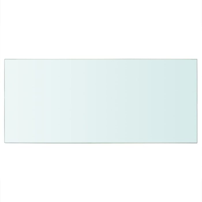 Panneaux d'étagère 2 pcs verre transparent 50x25 cm – Image 2
