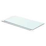 Panneaux d'étagère 2 pcs Verre Transparent 60x25 cm