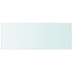 Panneaux d'étagère 2 pcs Verre Transparent 60x25 cm – Image 2
