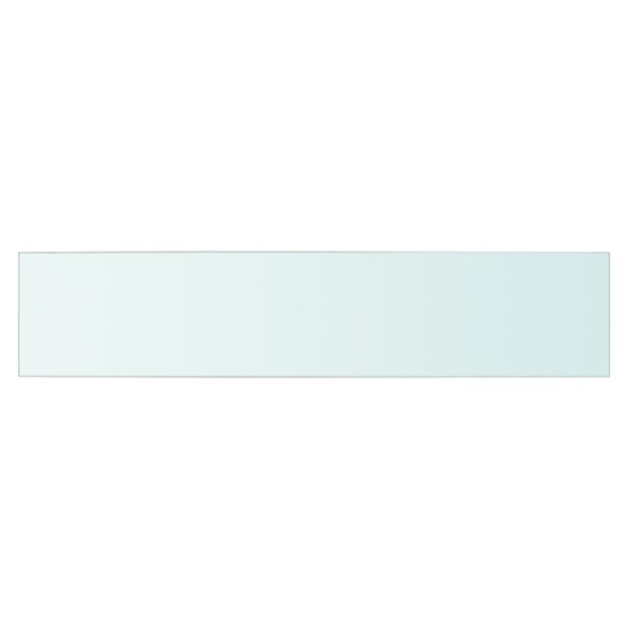 Panneaux d'étagère 2 pcs Verre Transparent 70x15 cm – Image 2