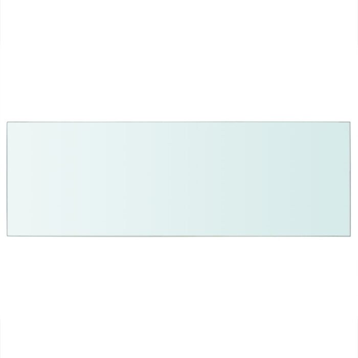 Panneaux d'étagère 2 pcs Verre Transparent 70x25 cm – Image 2