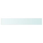Panneaux d'étagère 2 pcs Verre Transparent 80 x 12 cm – Image 2