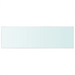 Panneaux d'étagère 2 pcs Verre Transparent 80 x 25 cm – Image 2