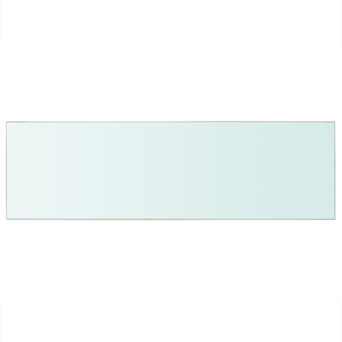 Panneaux d'étagère 2 pcs Verre Transparent 80 x 25 cm – Image 2