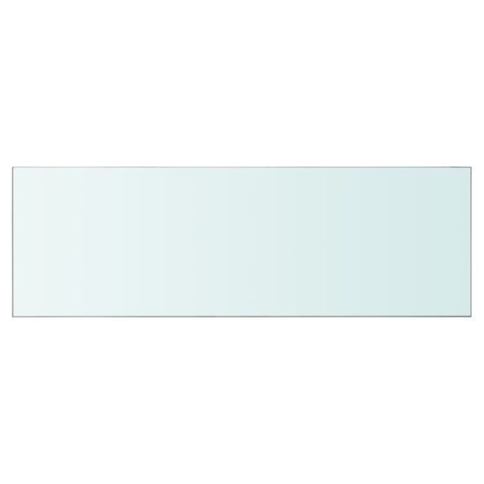 Panneaux d'étagère 2 pcs Verre Transparent 90 x 30 cm – Image 2