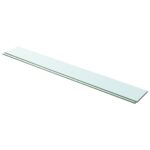 Panneaux d'étagère 2 pcs Verre Transparent 100 x 12 cm